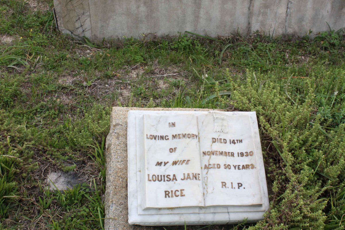 RICE Louisa Jane -1930