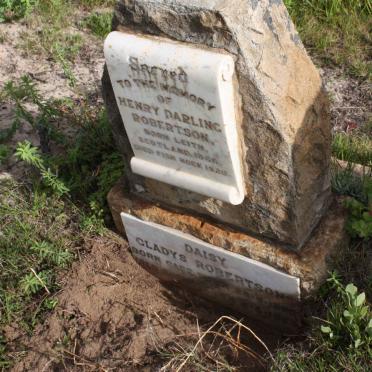 ROBERTSON Henry Darling 1866-1928 &amp; Daisy Gladys 1885-1953