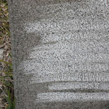 ROOKS Amy -1948 :: ROOKS Abraham -1948 :: ROOKS Mark 1971-1997