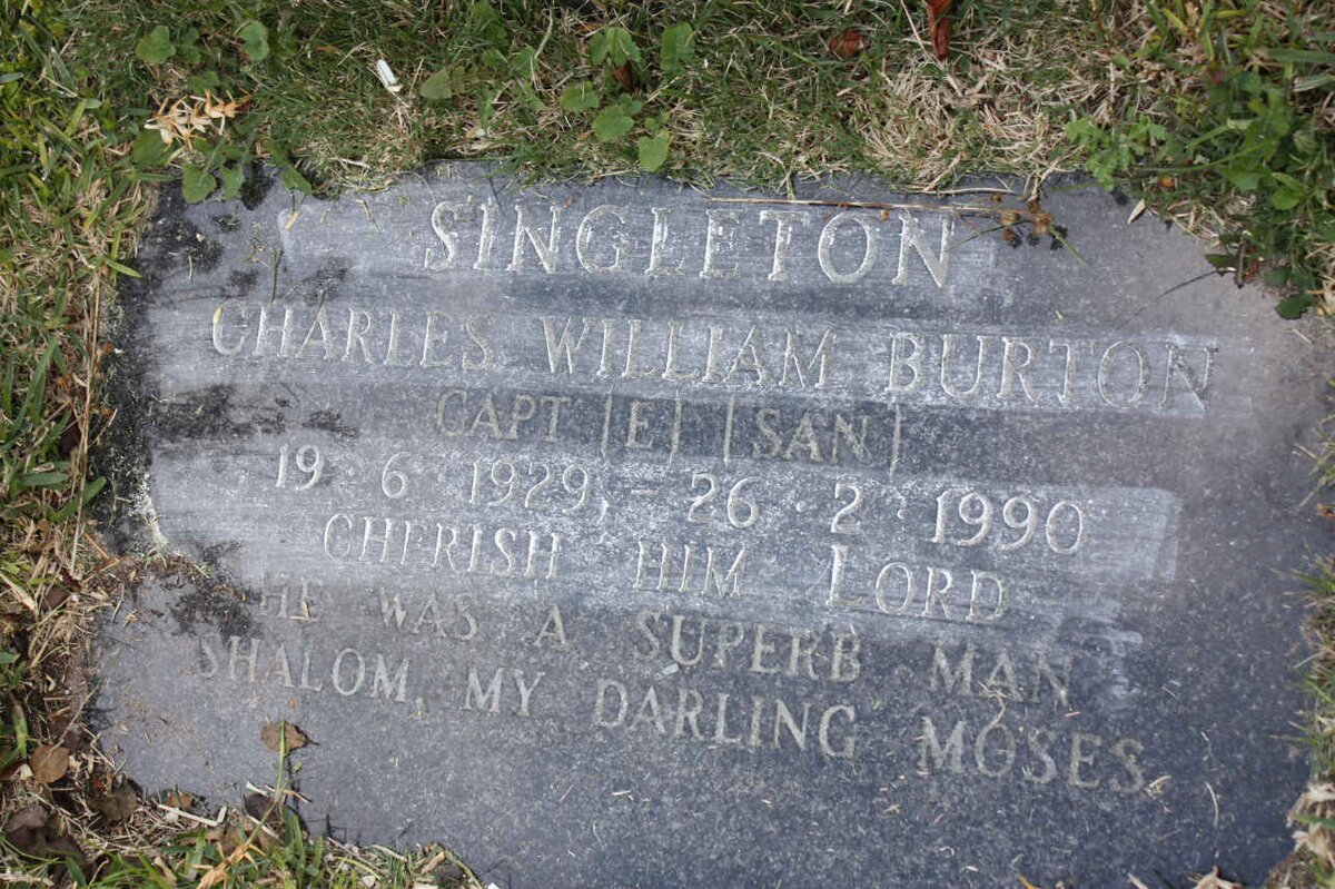 SINGLETON Charles William Burton 1929-1990