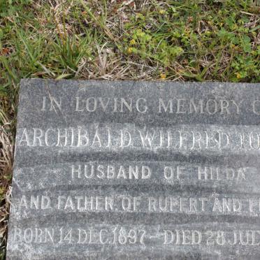 TOMS Archibald Wildred 1897-1976