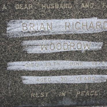 WOODROW Brian Richard -1972