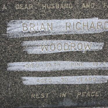 WOODROW Brian Richard -1972