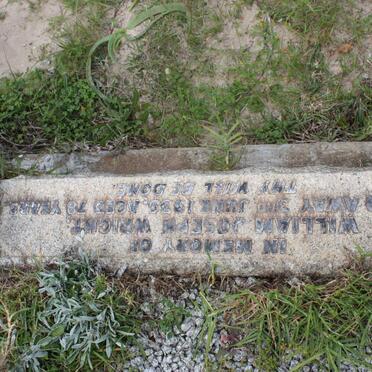 WRIGHT William Joseph -1935