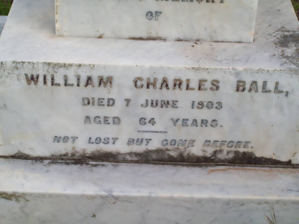 BALL William Charles -1903