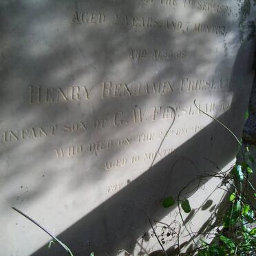 FRIESLAAR Henry Benjamen -188?