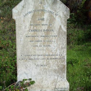 BAKER Jane -1909