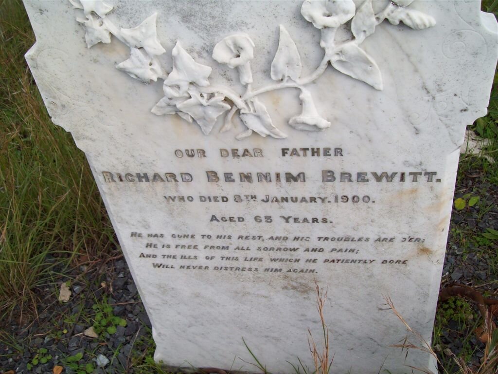 BREWITT Richard Bennim -1900