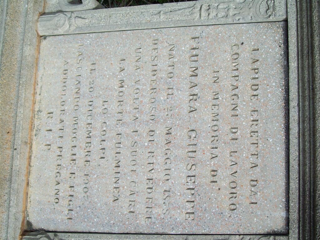 FIUMARA Giuseppe 1878-1907