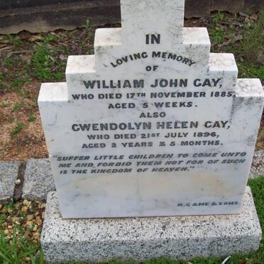 GAY William John -1885 :: GAY Gwendolyn Helen -1896