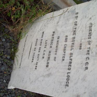 HANLON Patrick -1896