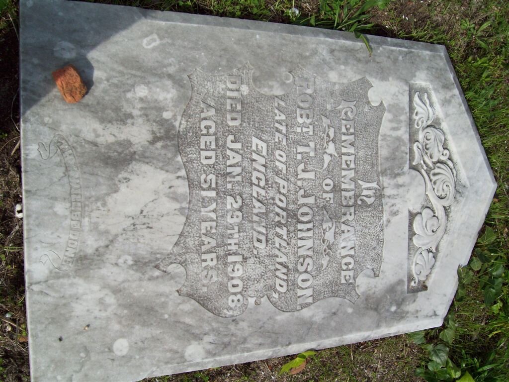 JOHNSON Robert T.J. -1908