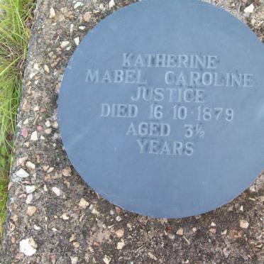 JUSTICE Katherine Mabel Caroline -1897