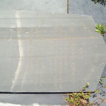 KIRWAN John Edmund -1824