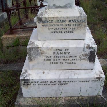 RAYNER George Isaac -1898 &amp; Fanny -1902