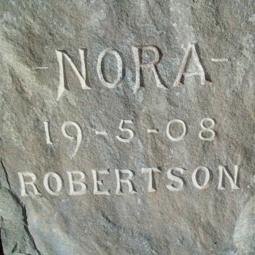ROBERTSON Nora  -1908