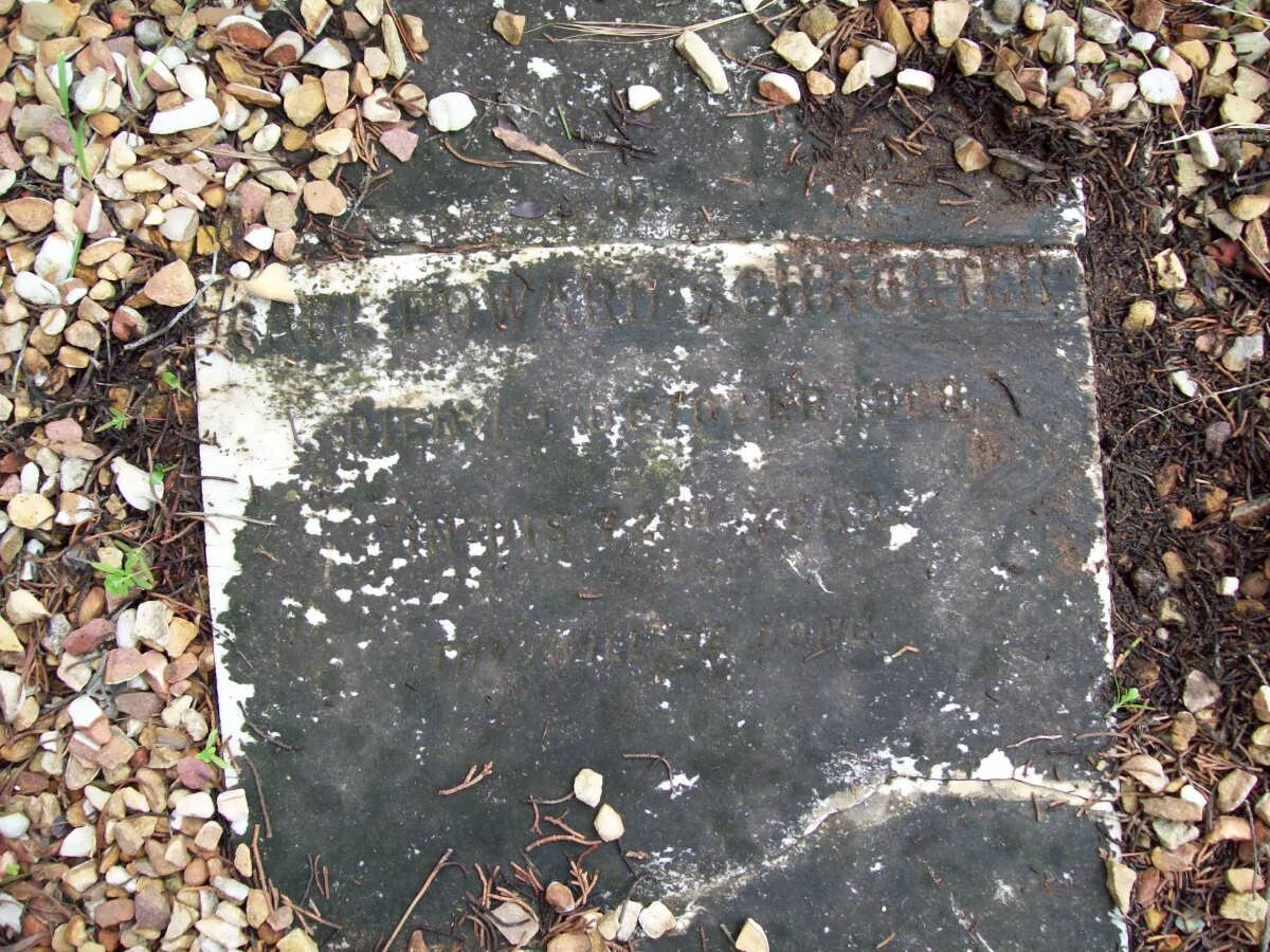 SCHROETER Carl Howard -1908