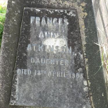 ATKINSON Frances Anne -1905