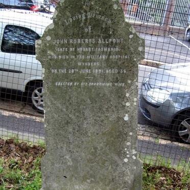 ALLPORT John Roberts -1901
