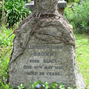 BROWN Elizabeth Ann nee SLACK -1950