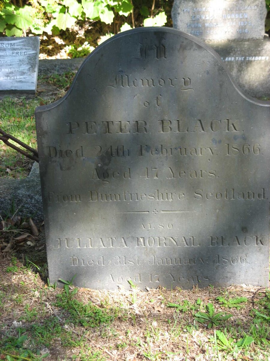 BLACK Peter -1866 :: BLACK Juliata Nornal -1866