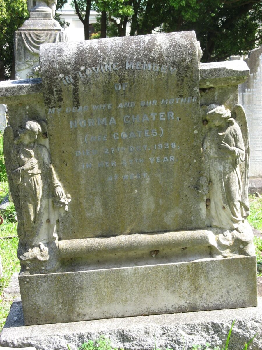 CHATER Norma nee COATES -1938