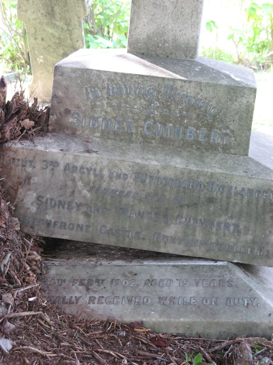 CUTHBERT Sidney -1902