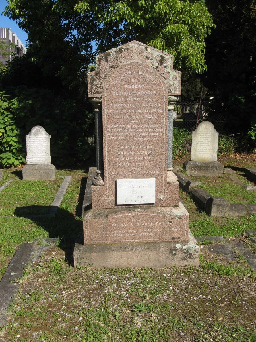 DARROLL Robert George  -19?1 &amp; Frances -1923