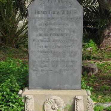 DREW Henry -1866 &amp; Geertruyda Woutrina Johanna -1875