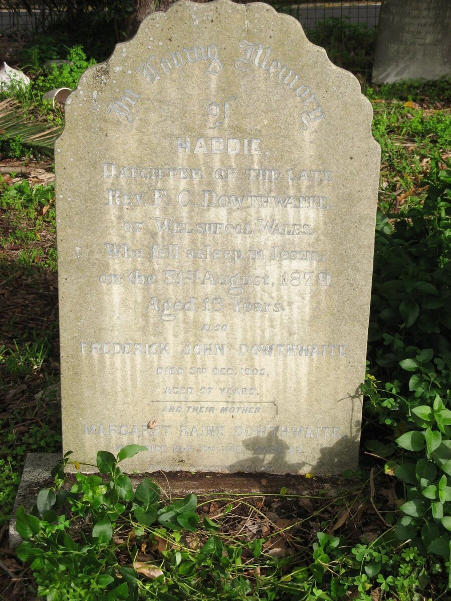 DOWTHWAITE Frederick John -1905 :: DOWTHWAITE Margaret Raine -1916 :: DOWTHWAITE Haddie -1879
