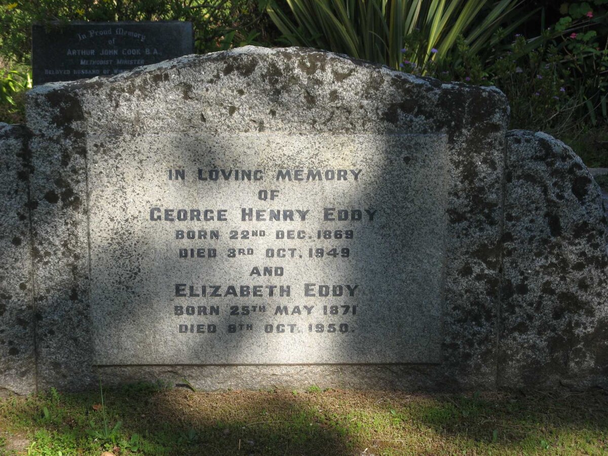 EDDY George Henry 1869-1949 &amp; Elizabeth 1871-1950