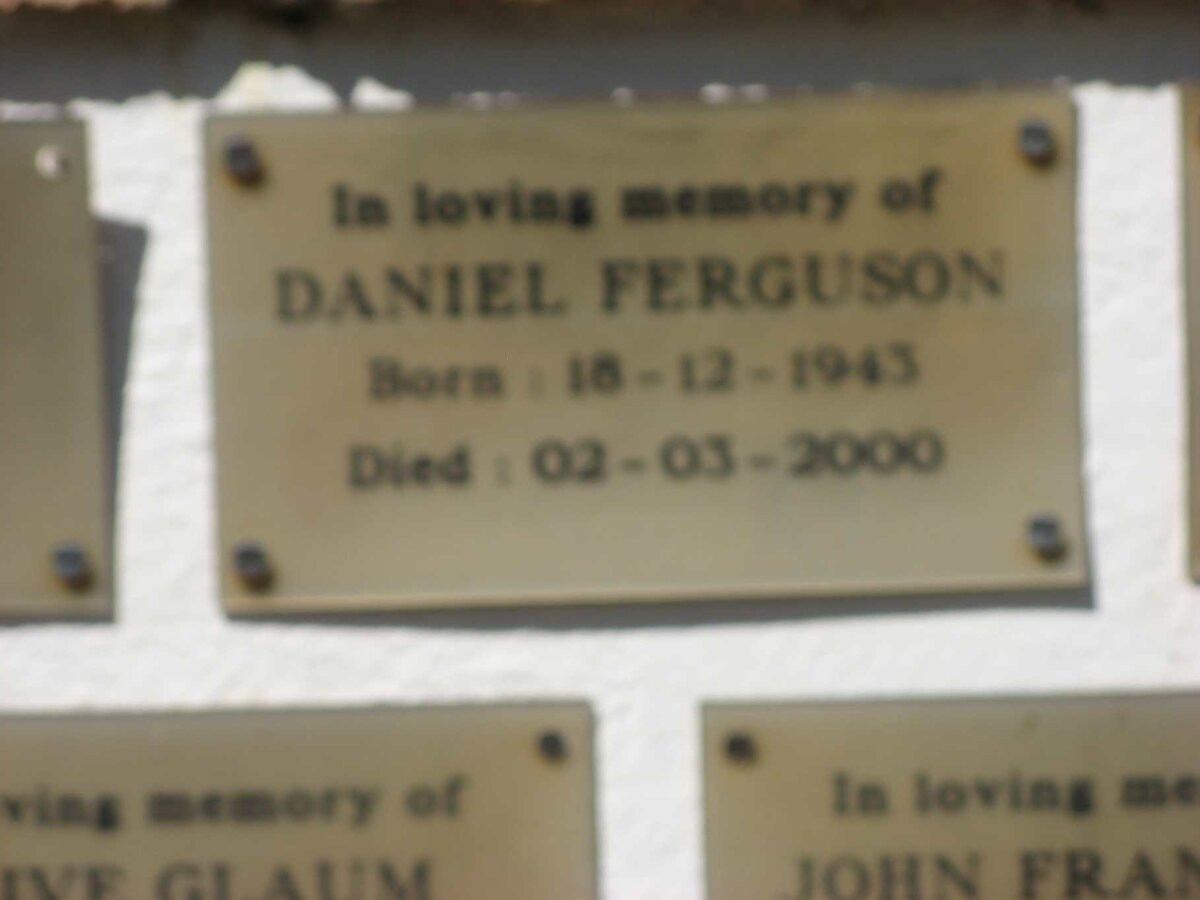 FERGUSON Daniel 1943-2000