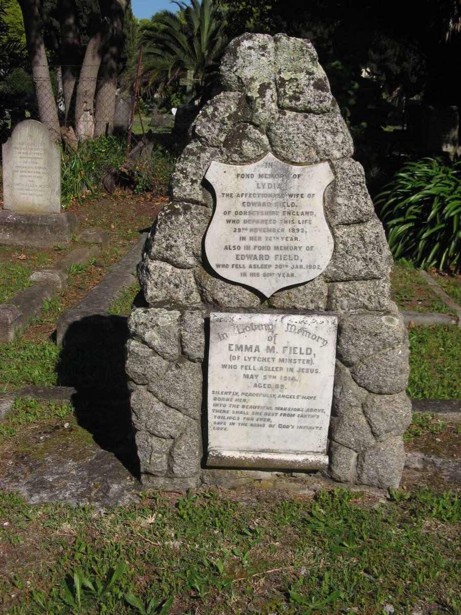 FIELD Edward -1902 &amp; Lydia -1893 ::  FIELD Emma M. -1914