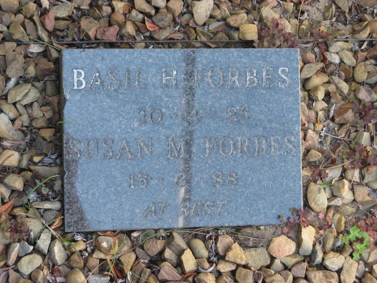 FORBES Basil H. -1985 &amp; Susan M. -1988