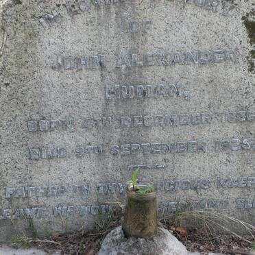 HUMAN John Alexander 1836-1925