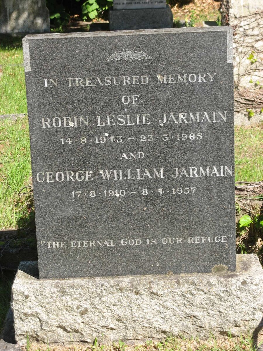 JARMAIN George William 1910-1957 :: JARMAIN Robin Leslie 1943-1965