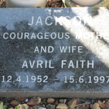 JACKSON Avril Faith 1952-1997