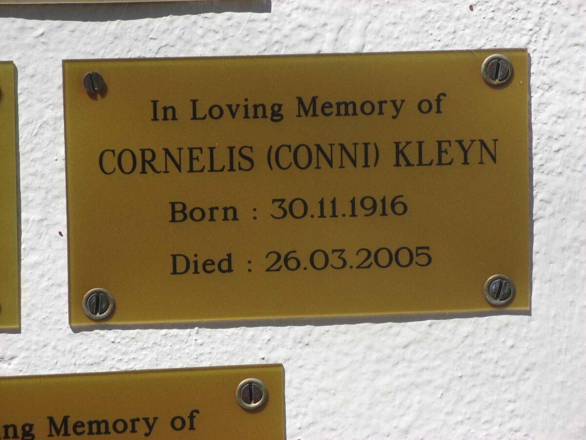 KLEYN Cornelis 1916-2005
