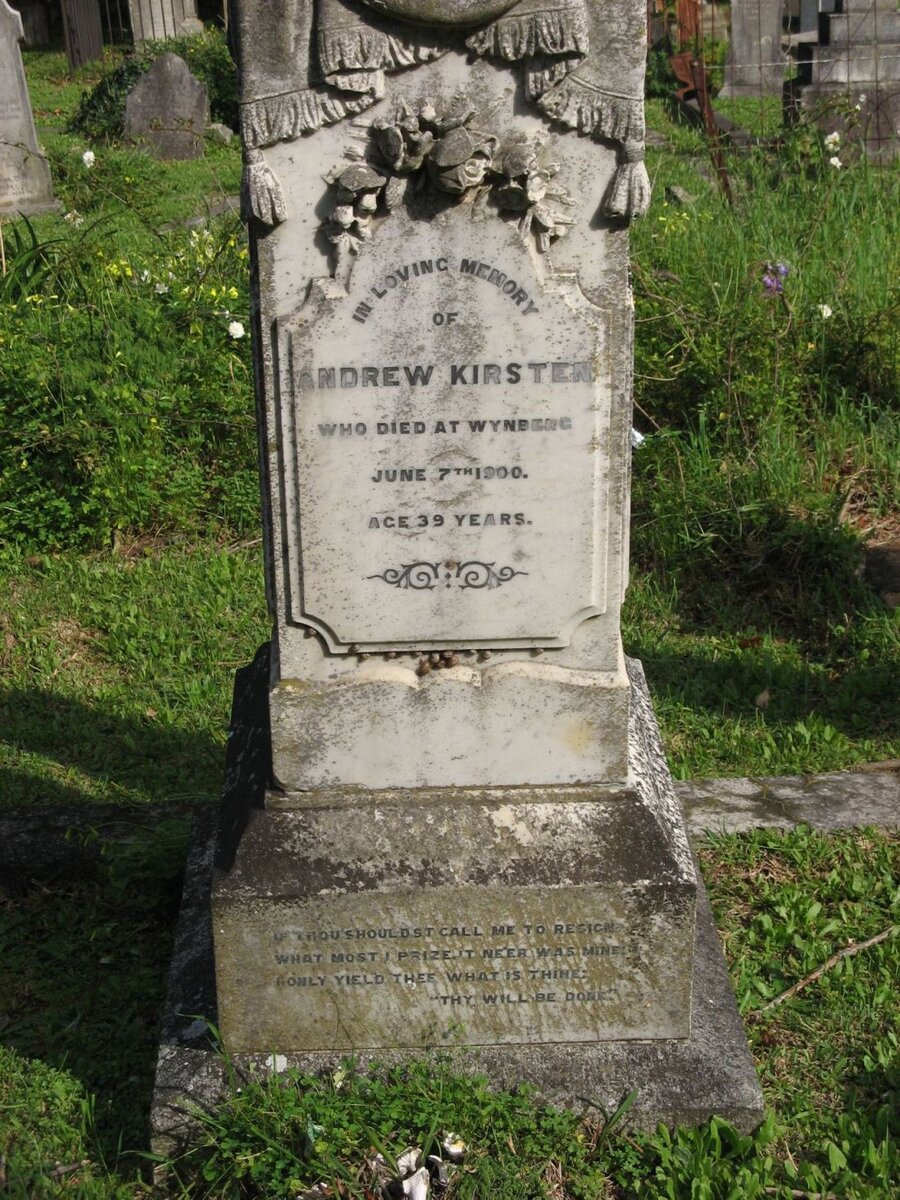 KIRSTEN Andrew -1900