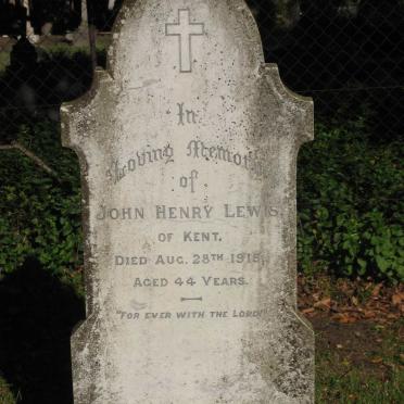 LEWIS John Henry -1915