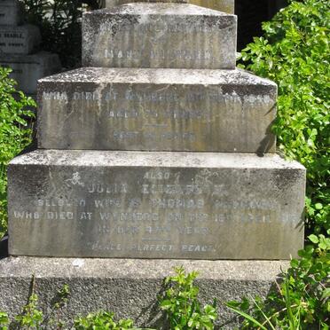 MILWARD Mary -1898 :: MILWARD Julia Elizabeth -1915