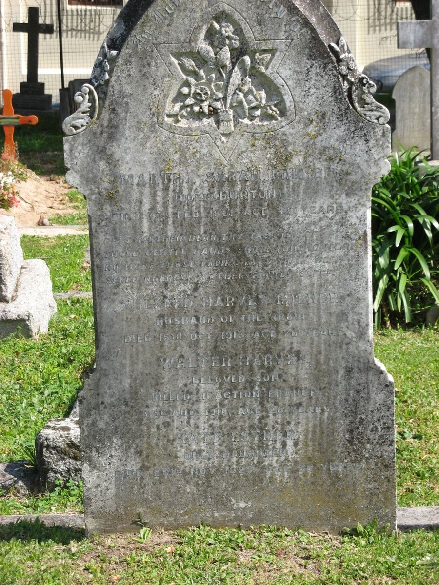 MILNER Wilfred Harvey -1913 &amp; Martha Sarah BURTON -1901 :: MILNER Walter Harvey -1918 :: MILNER Kate Esther -1929