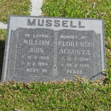 MUSSELL William John 1909-1984 &amp; Florence Augusta 1914-1994