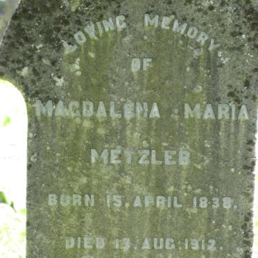 METZLER Magdalena Maria 1838-1912