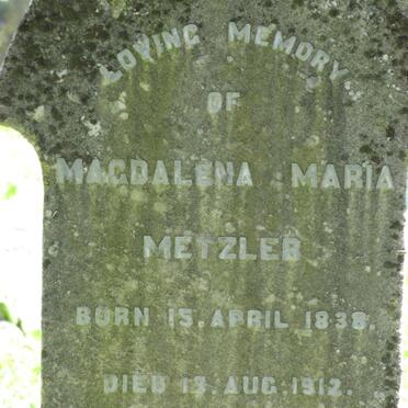 METZLER Magdalena Maria 1838-1912
