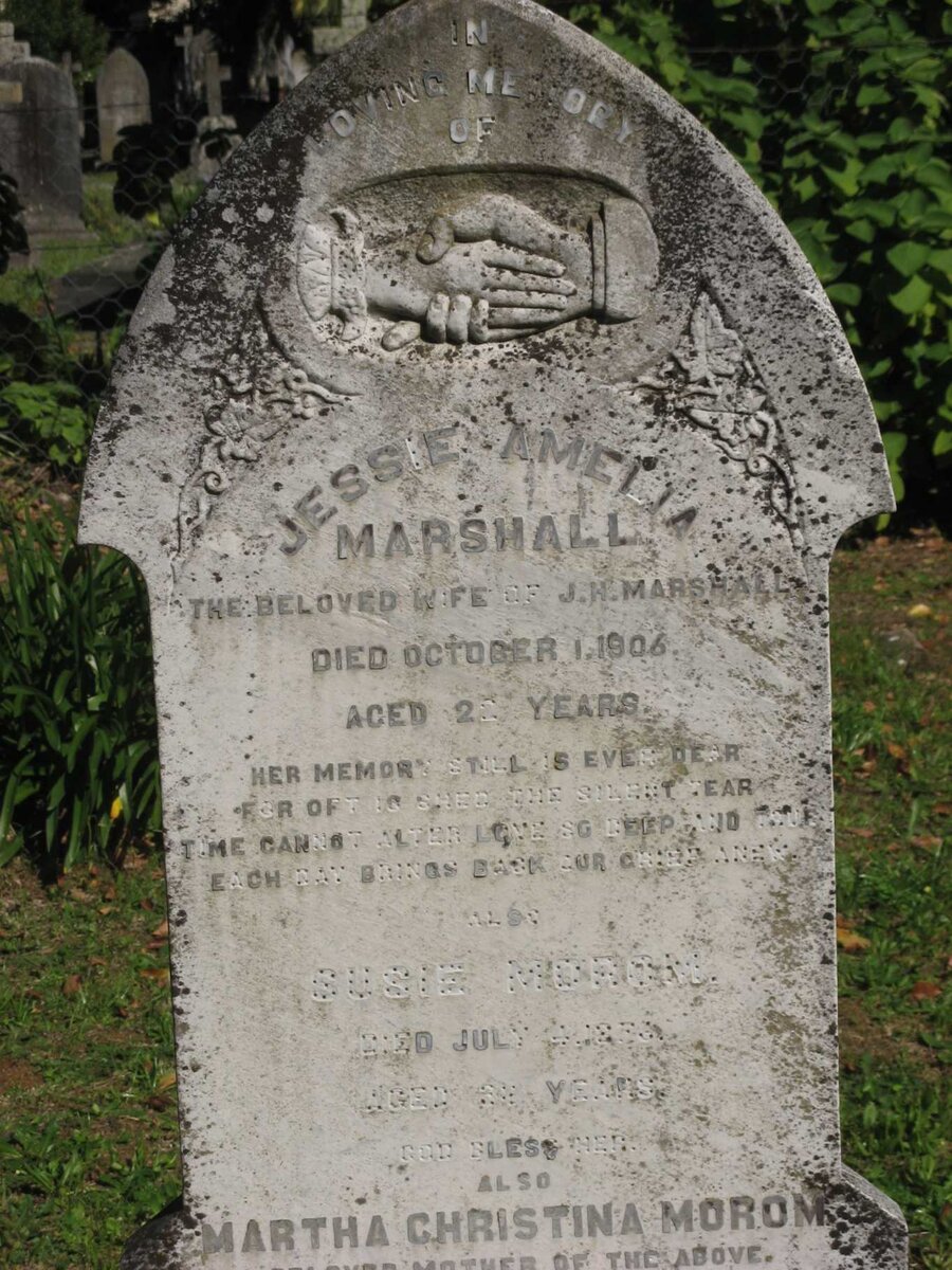 MARSHALL Jessie Amelia -1906 :: MOROM Susie :: MOROM Martha Christina 