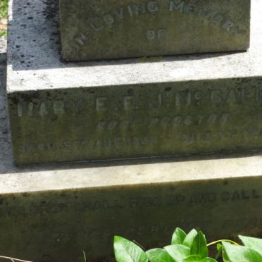 McCULLUM Mary E.F.J. nee PROCTOR 18??-1927