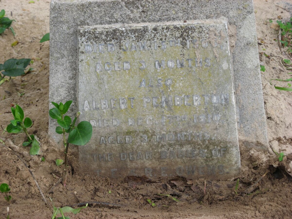 OWENS ? -1906 :: OWENS Albert Pemberton -1910