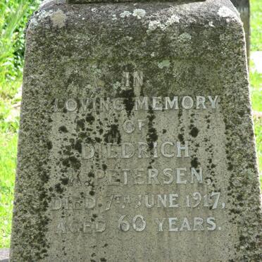 PETERSEN Diedrich K. -1917