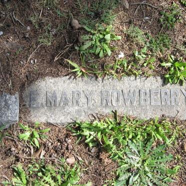 ROWBERRY E. Mary